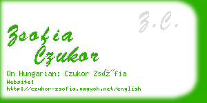 zsofia czukor business card